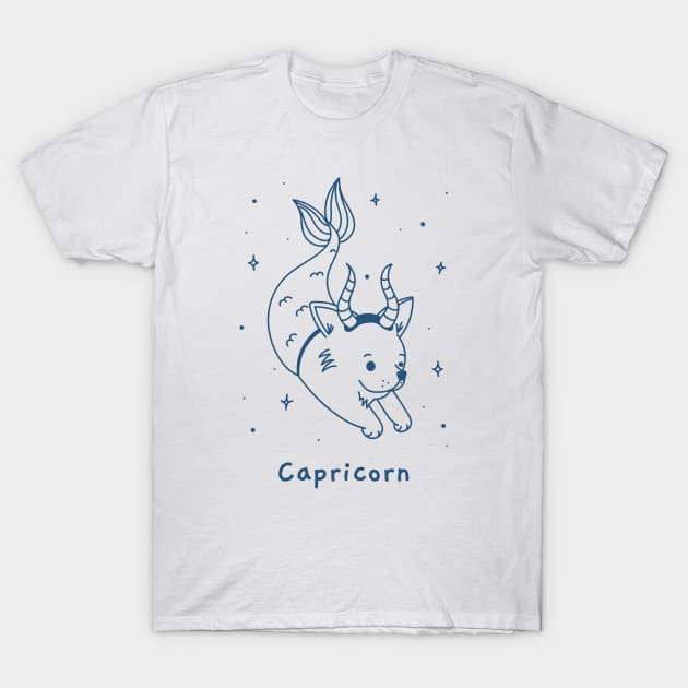 capricorn zodiac sign test T-Shirt by husnimubarok